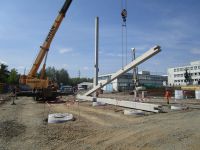 Pile foundation and building of precast production hall - Phoenix Trmice (2015)