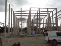 Pile foundation and building of precast production hall - Phoenix Trmice (2015)